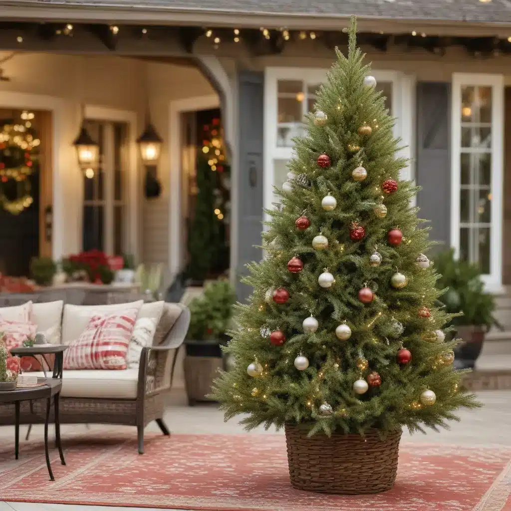 Deck the Outdoors: Artificial Christmas Tree Decorations for Your Patio