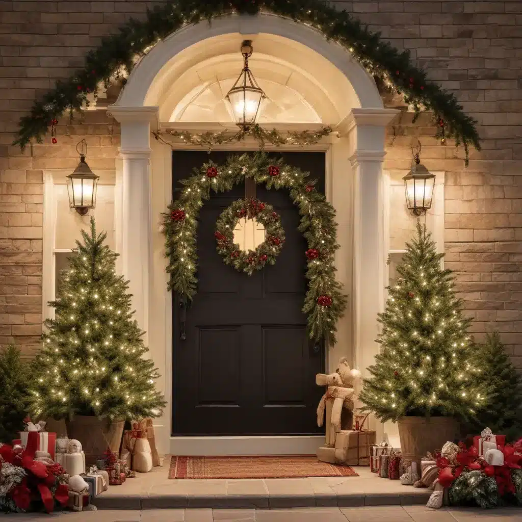 Elevate Your Outdoor Decor: Artificial Christmas Tree Displays for Your Festive Front Entryway