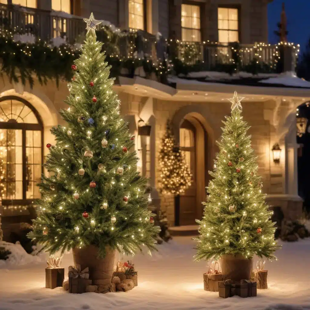 Elevating Outdoor Spaces: Unique Artificial Christmas Tree Displays to Captivate and Awe