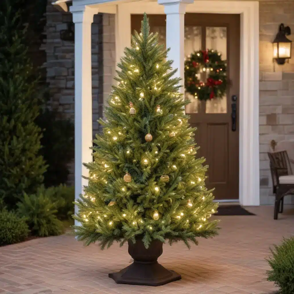 Elevating Outdoor Spaces with Artificial Christmas Tree Decorations