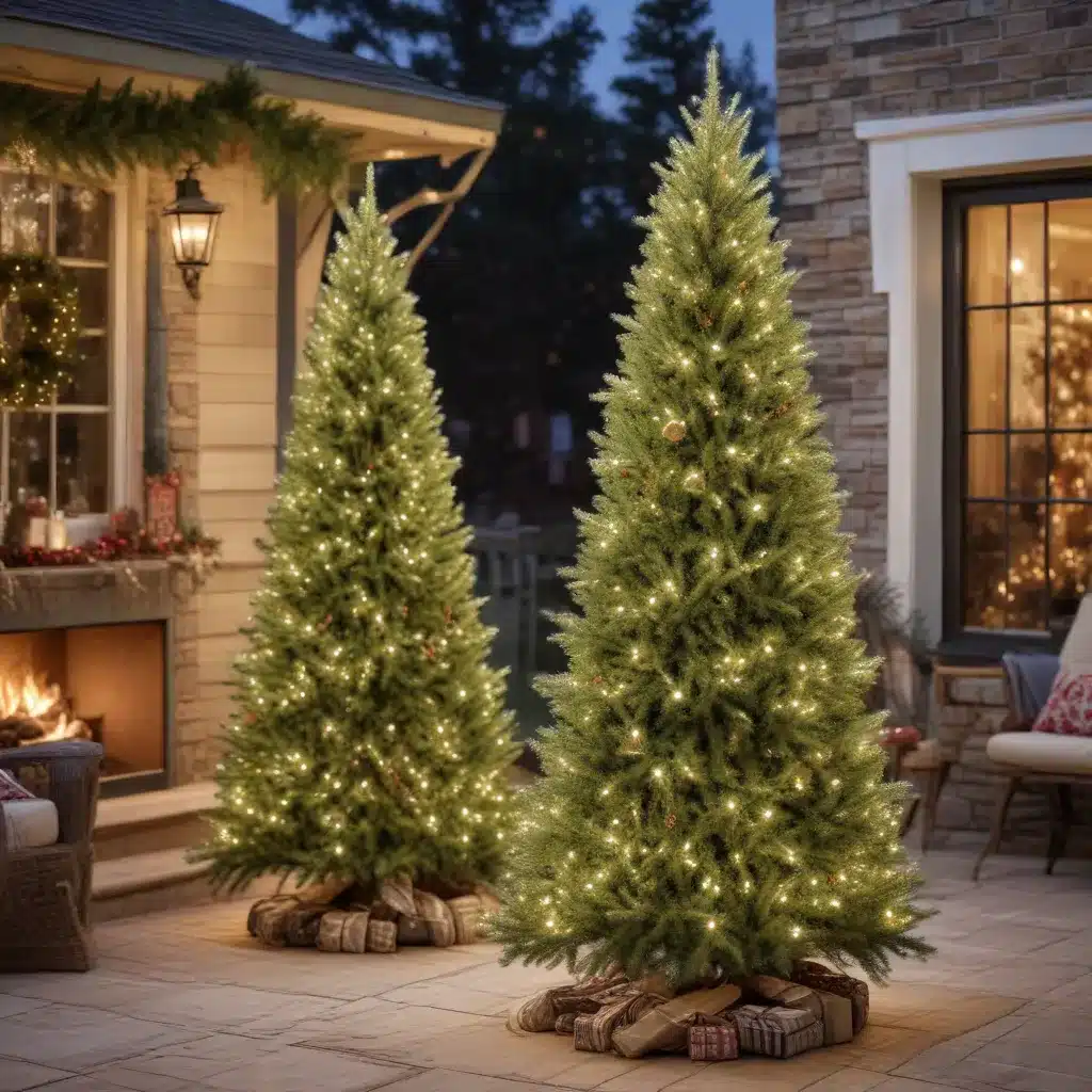 Embrace the Outdoors: Artificial Christmas Trees to Dazzle Your Patio
