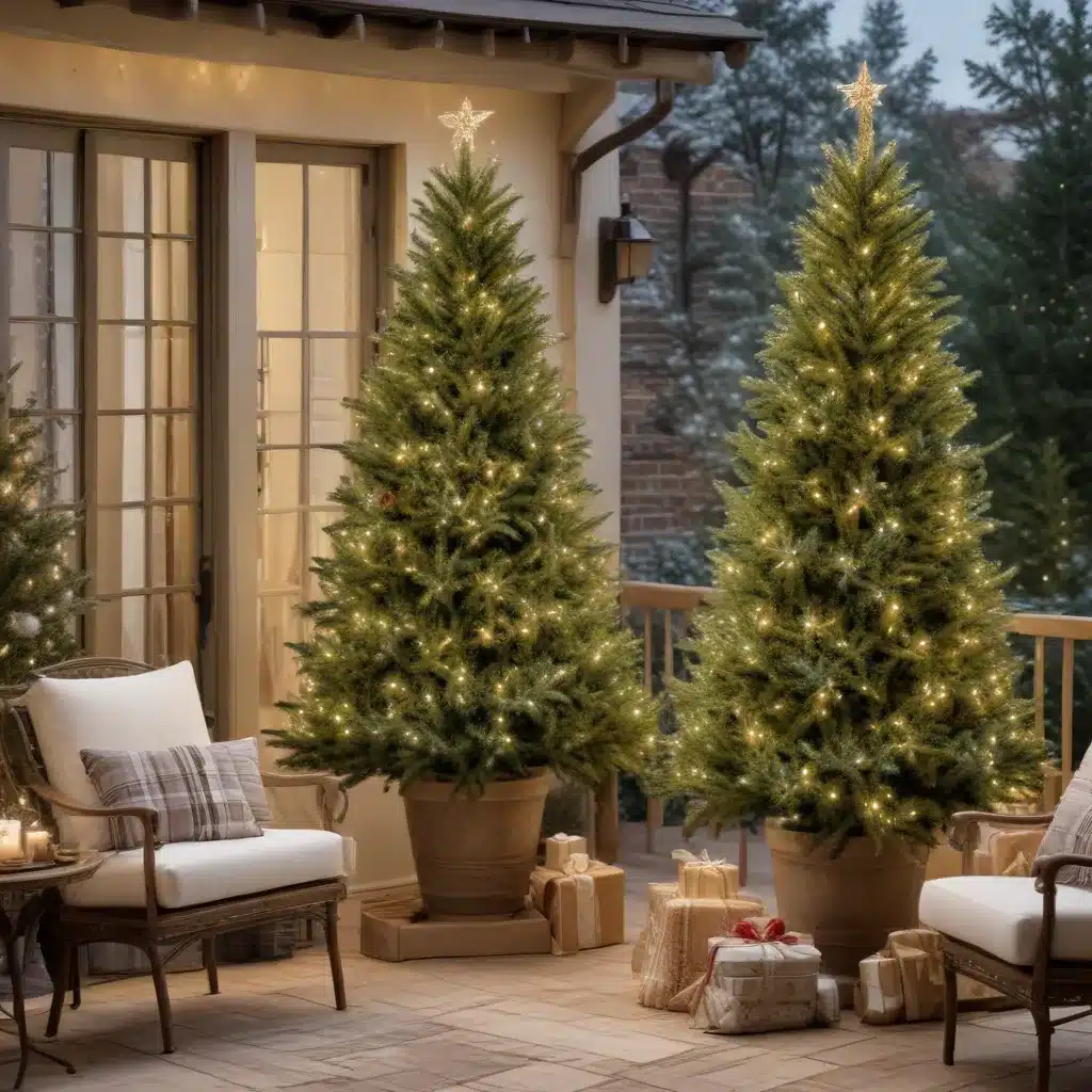 Embrace the Outdoors: Artificial Christmas Trees to Transform Your Patio into a Festive Retreat