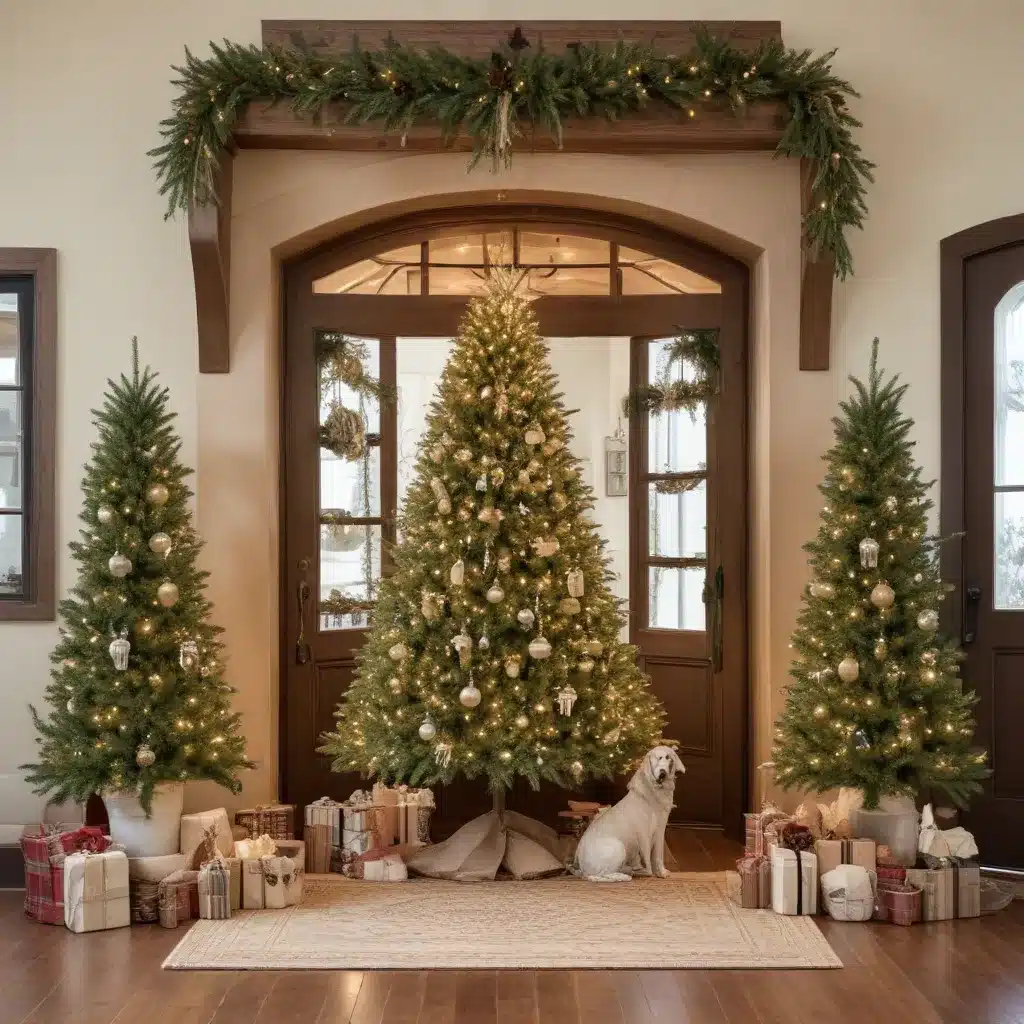 Embrace the Outdoors: Decorating Artificial Christmas Trees for Your Entryway