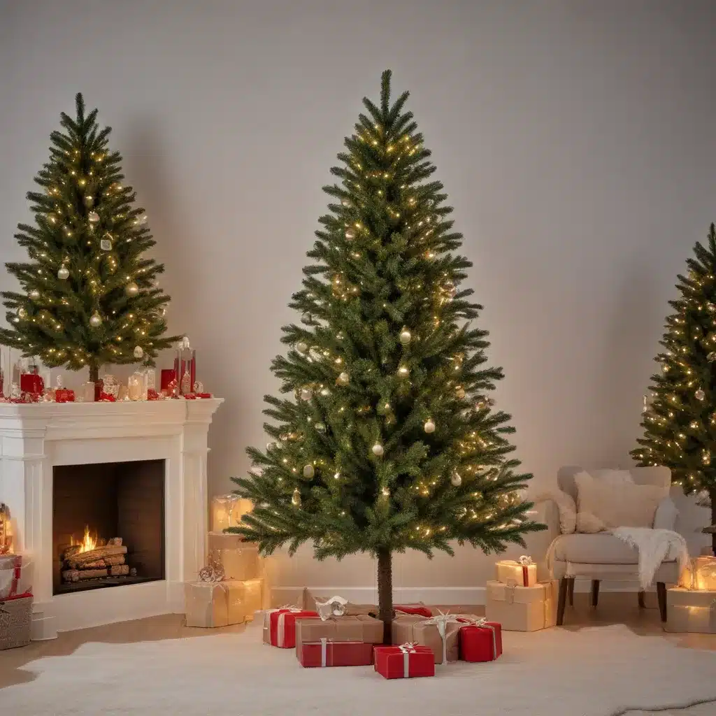 Functional Firs: Artificial Christmas Trees with Built-In Lighting and Storage