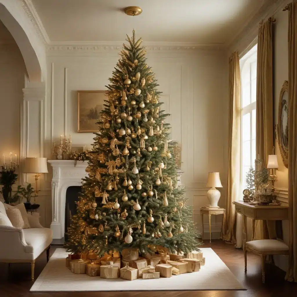 Gilded Grandeur: Artificial Christmas Trees for a Luxurious Holiday Statement