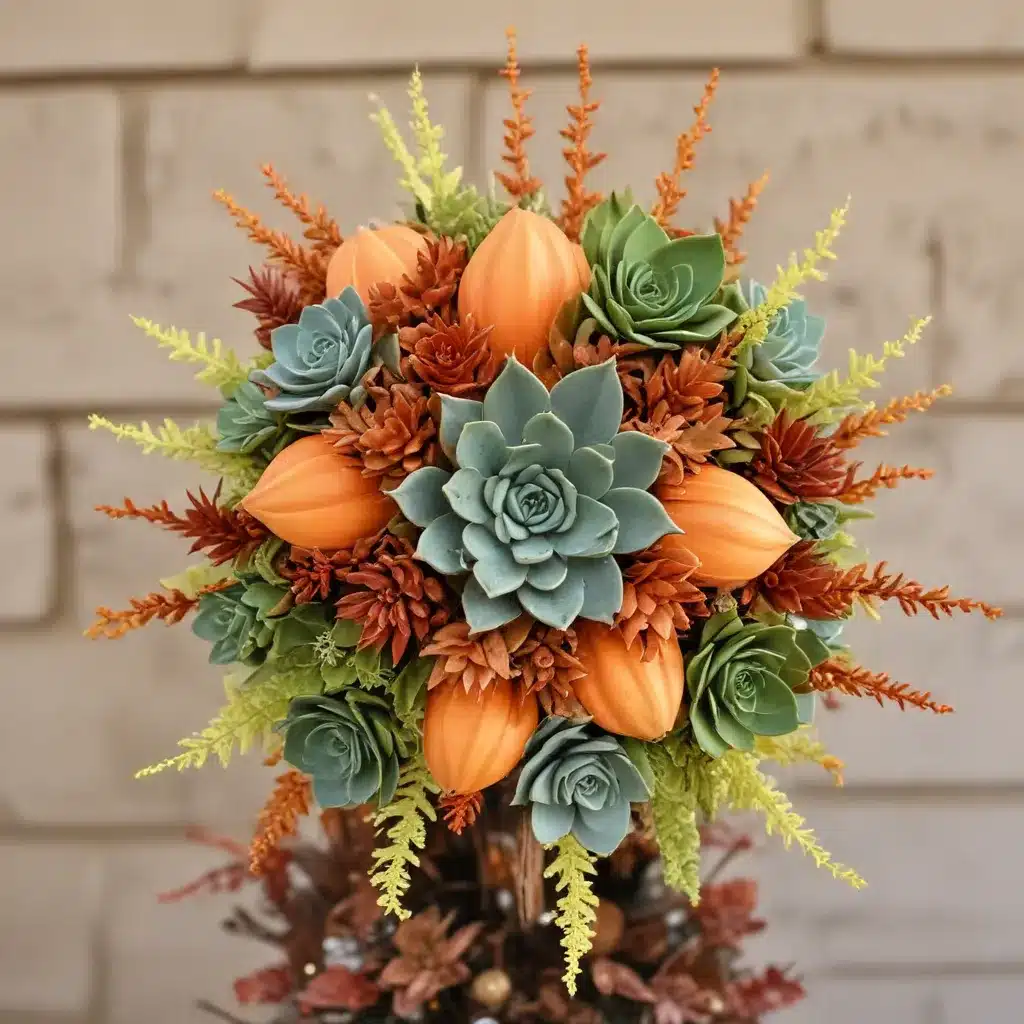 How to Make Succulent Pumpkin Creations for Fall: Creative Artificial Tree Topper Ideas for Holiday Cheer