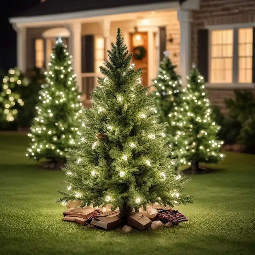 Illuminate the Outdoors: Artificial Christmas Tree Decorations for Your Lawn