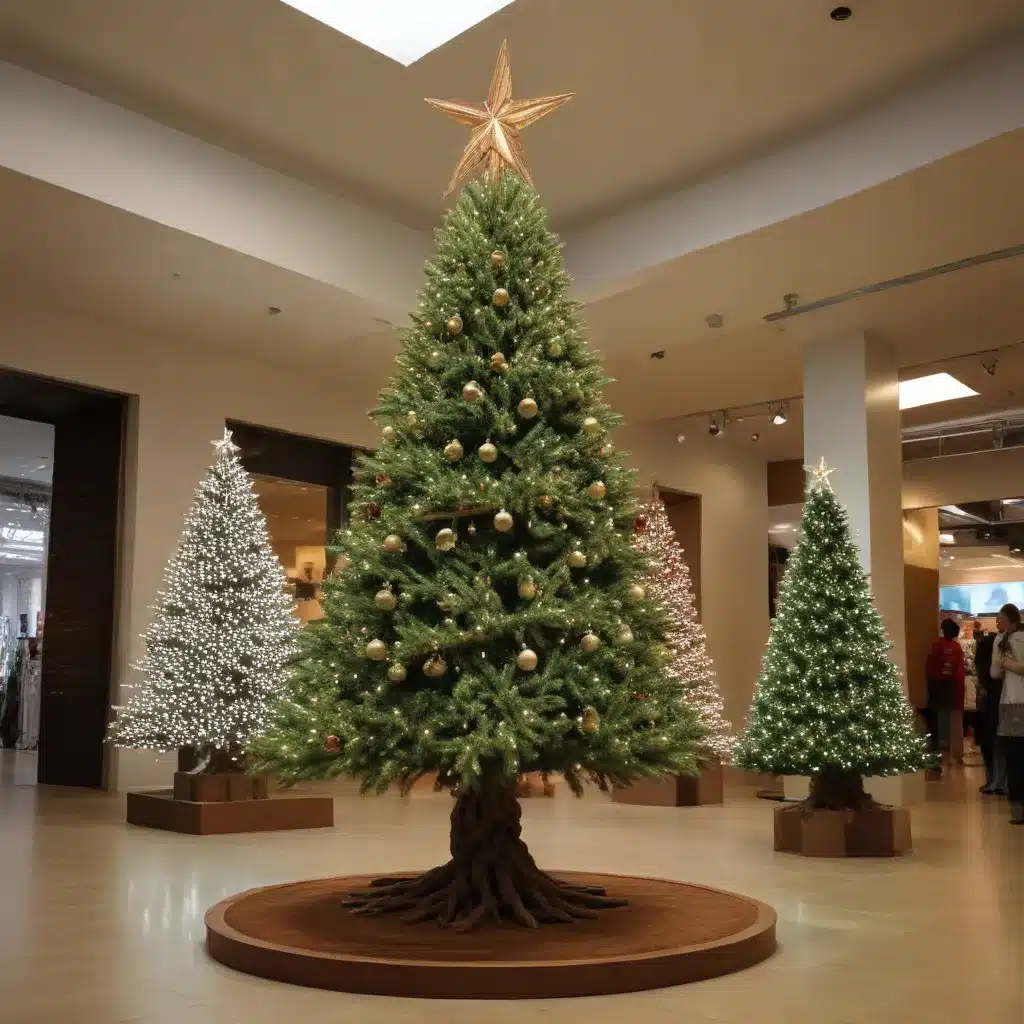 Ingenious Installations: Artificial Christmas Trees for Unique Display Concepts