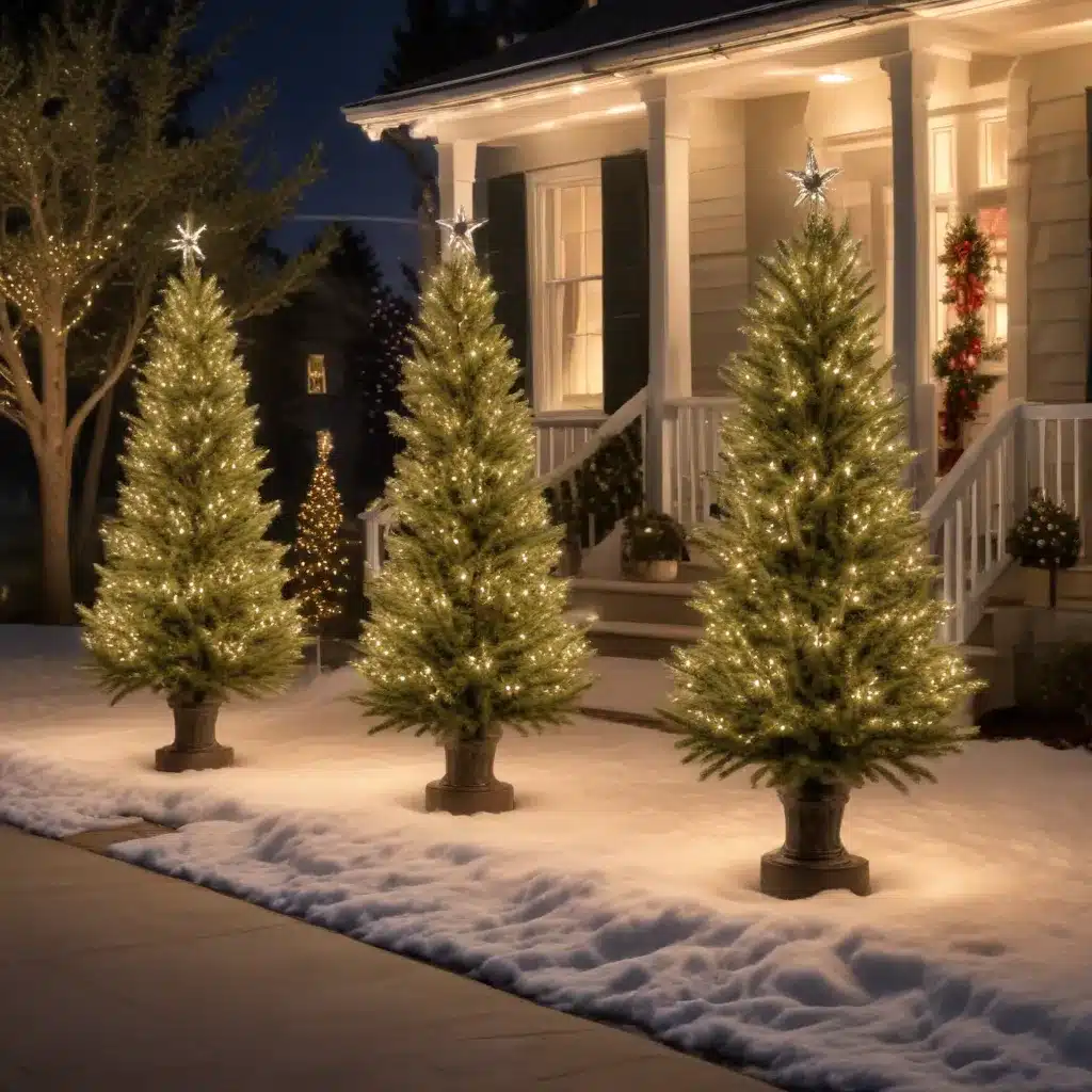 Outdoor Christmas Trees: Lighting Up the Night with Festive Holiday Cheer