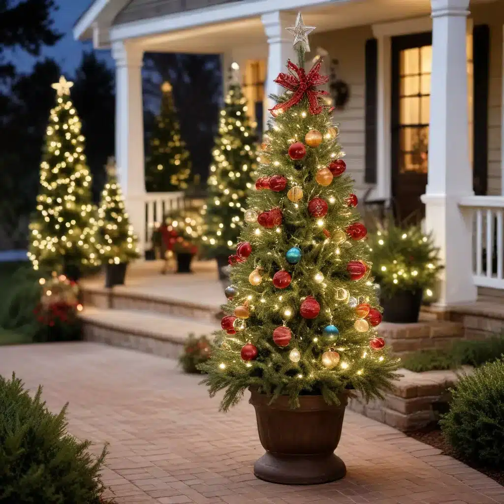 Outdoor Christmas Trees: Sparkling Centerpieces for Your Festive Front Yard