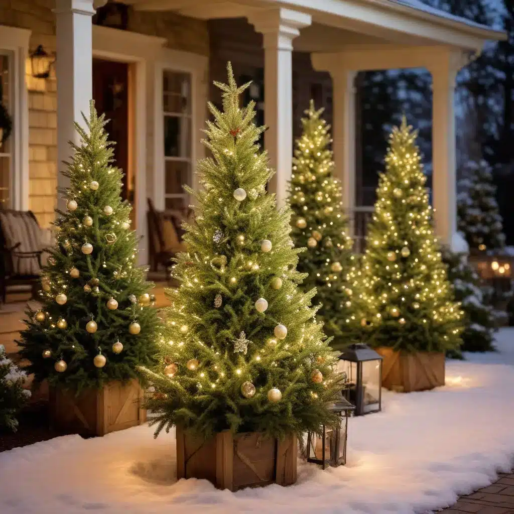 Outdoor Christmas Trees: Sparkling Centerpieces to Enchant Your Enchanting Winter Landscape
