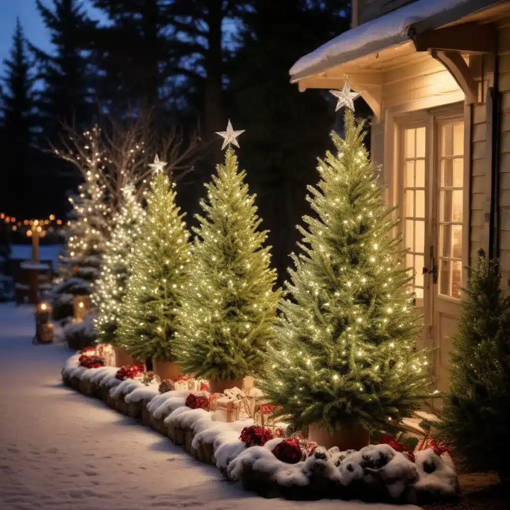 Outdoor Christmas Trees: Sparkling Centerpieces to Enchant Your Winter Landscape