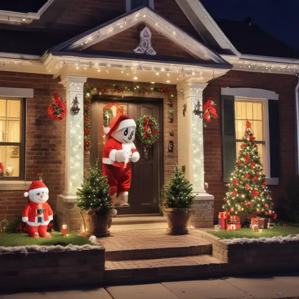 Shy Guy Decorates His Home for Christmas
