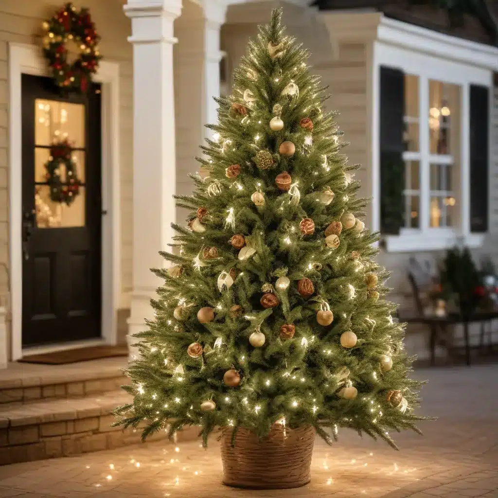 Sparkling Outdoor Oasis: Artificial Christmas Tree Decor Ideas for Your Yard