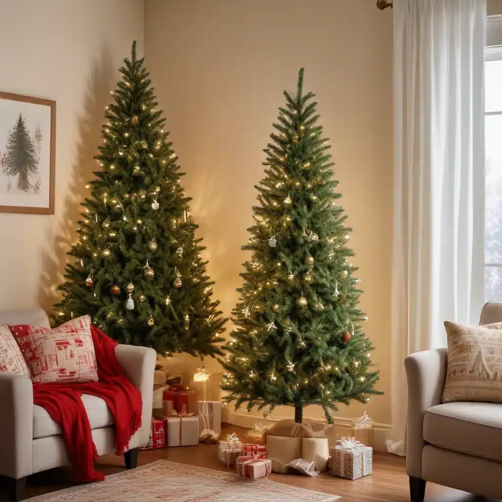 Tiny Treasures, Towering Holiday Cheer: Compact Artificial Christmas Trees for Modest Abodes