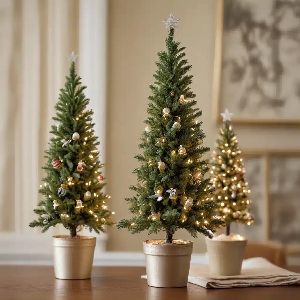 Tiny Treasures, Towering Holiday Cheer: Decorating with Miniature Artificial Trees