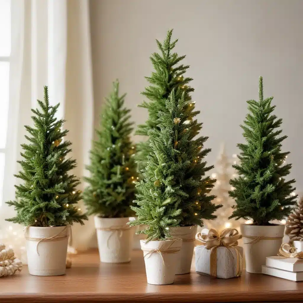 Tiny Treasures, Towering Holiday Cheer: Miniature Artificial Trees for Small Spaces