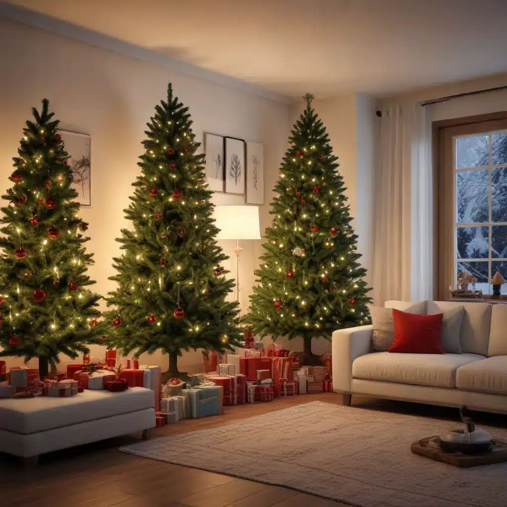 Compact Conquerors: Artificial Trees for Transforming Cozy Nooks into Holiday Havens