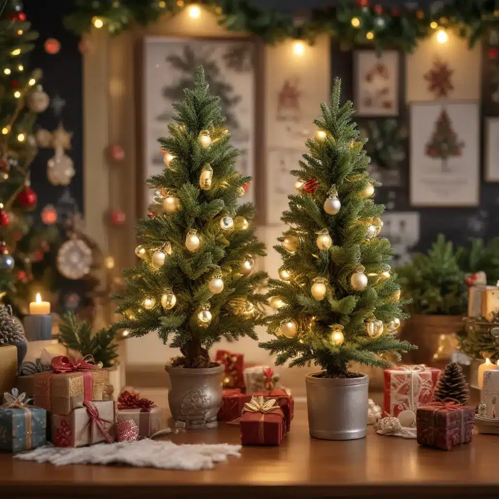 Diminutive Delights: Adorning Compact Quarters with Mini Artificial Trees