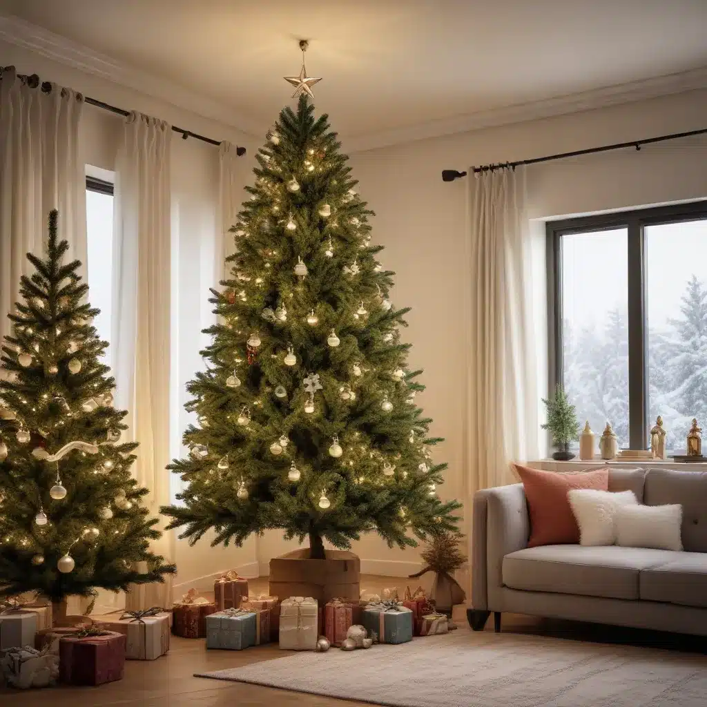 Elevating Compact Spaces: Decorative Artificial Christmas Tree Toppers