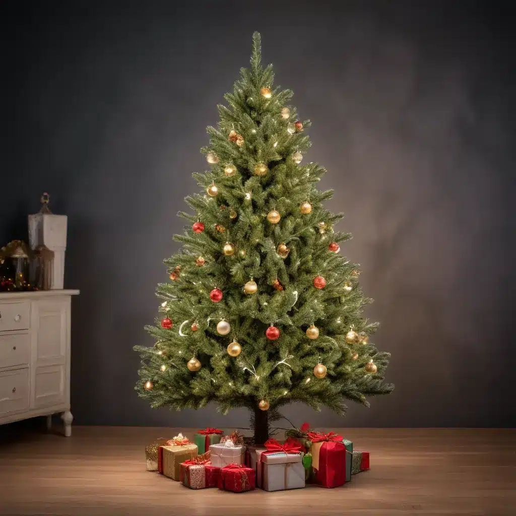 Festive Artificial Tree Lighting Solutions for Small Spaces