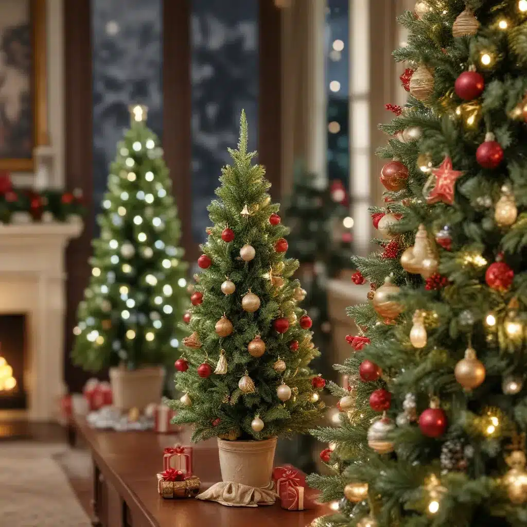 Tiny Treasures, Towering Holiday Cheer: Embracing Miniature Artificial Trees